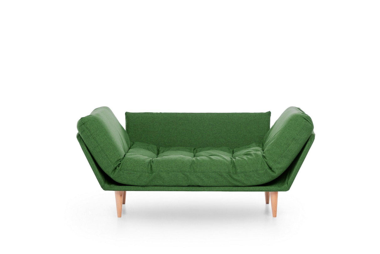 Canapea extensibilă 3 locuri Nina, Diverse culori, 120x60x40 cm - Verde | SKU: 859FTN1356 | Canapea extensibilă 3 locuri Nina, 120x60x40 cm, varianta Verde, produs pentru amenajarea locuinței, disponibil online în România la CasaMob