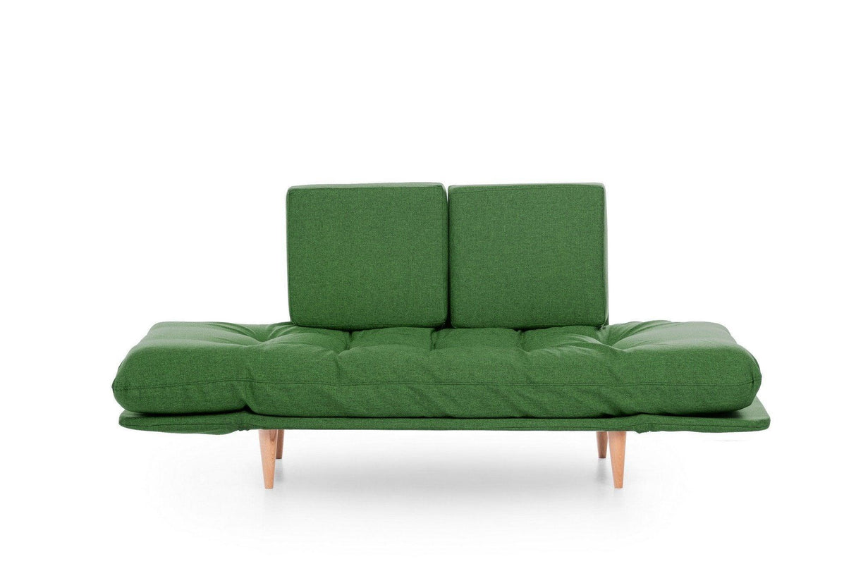 Canapea extensibilă 3 locuri Nina, Diverse culori, 120x60x40 cm - Verde | SKU: 859FTN1356 | Canapea extensibilă 3 locuri Nina, 120x60x40 cm, varianta Verde, produs pentru amenajarea locuinței, disponibil online în România la CasaMob