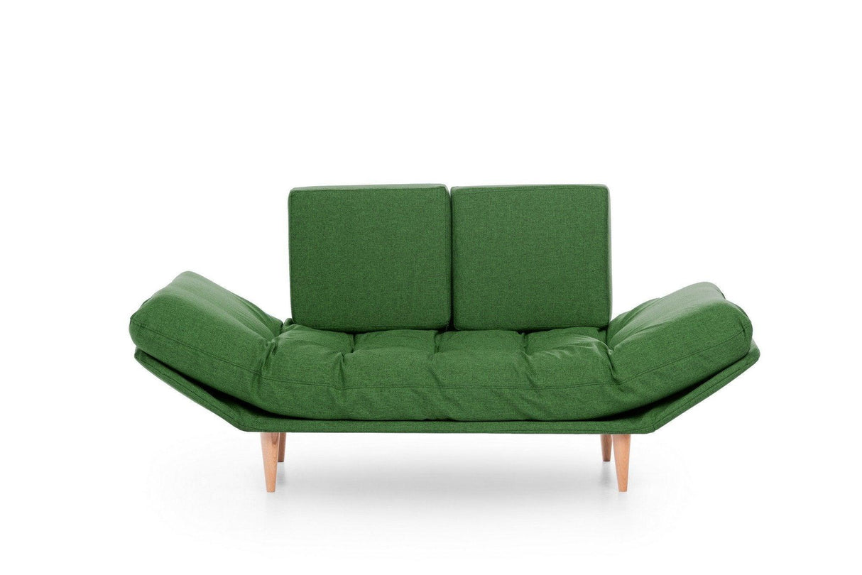 Canapea extensibilă 3 locuri Nina, Diverse culori, 120x60x40 cm - Verde | SKU: 859FTN1356 | Canapea extensibilă 3 locuri Nina, 120x60x40 cm, varianta Verde, produs pentru amenajarea locuinței, disponibil online în România la CasaMob
