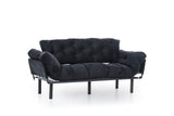 Canapea extensibilă 3 locuri Nitta Triple, Diverse culori, 185x70x85 cm - Negru | SKU: 859FTN1357 | Canapea extensibilă 3 locuri Nitta Triple, 185x70x85 cm, varianta Negru, produs pentru amenajarea locuinței, disponibil online în România la CasaMob