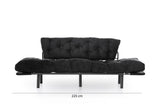 Canapea extensibilă 3 locuri Nitta Triple, Diverse culori, 185x70x85 cm - Negru | SKU: 859FTN1357 | Canapea extensibilă 3 locuri Nitta Triple, 185x70x85 cm, varianta Negru, produs pentru amenajarea locuinței, disponibil online în România la CasaMob