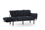 Canapea extensibilă 3 locuri Nitta Triple, Diverse culori, 185x70x85 cm - Negru | SKU: 859FTN1357 | Canapea extensibilă 3 locuri Nitta Triple, 185x70x85 cm, varianta Negru, produs pentru amenajarea locuinței, disponibil online în România la CasaMob