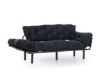 Canapea extensibilă 3 locuri Nitta Triple, Diverse culori, 185x70x85 cm - Negru | SKU: 859FTN1357 | Canapea extensibilă 3 locuri Nitta Triple, 185x70x85 cm, varianta Negru, produs pentru amenajarea locuinței, disponibil online în România la CasaMob