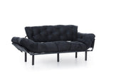 Canapea extensibilă 3 locuri Nitta Triple, Diverse culori, 185x70x85 cm - Negru | SKU: 859FTN1357 | Canapea extensibilă 3 locuri Nitta Triple, 185x70x85 cm, varianta Negru, produs pentru amenajarea locuinței, disponibil online în România la CasaMob