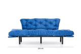 Canapea extensibilă 3 locuri Nitta Triple, Diverse culori, 185x70x85 cm - Albastru | SKU: 859FTN1358 | Canapea extensibilă 3 locuri Nitta Triple, 185x70x85 cm, varianta Albastru, produs pentru amenajarea locuinței, disponibil online în România la CasaMob