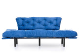Canapea extensibilă 3 locuri Nitta Triple, Diverse culori, 185x70x85 cm - Albastru | SKU: 859FTN1358 | Canapea extensibilă 3 locuri Nitta Triple, 185x70x85 cm, varianta Albastru, produs pentru amenajarea locuinței, disponibil online în România la CasaMob