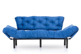 Canapea extensibilă 3 locuri Nitta Triple, Diverse culori, 185x70x85 cm - Albastru | SKU: 859FTN1358 | Canapea extensibilă 3 locuri Nitta Triple, 185x70x85 cm, varianta Albastru, produs pentru amenajarea locuinței, disponibil online în România la CasaMob