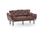 Canapea extensibilă 3 locuri Nitta Triple, Diverse culori, 185x70x85 cm - Maro | SKU: 859FTN1359 | Canapea extensibilă 3 locuri Nitta Triple, 185x70x85 cm, varianta Maro, produs pentru amenajarea locuinței, disponibil online în România la CasaMob
