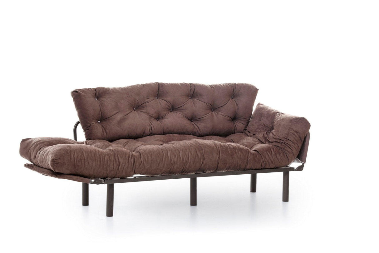 Canapea extensibilă 3 locuri Nitta Triple, Diverse culori, 185x70x85 cm - Maro | SKU: 859FTN1359 | Canapea extensibilă 3 locuri Nitta Triple, 185x70x85 cm, varianta Maro, produs pentru amenajarea locuinței, disponibil online în România la CasaMob