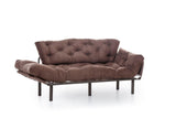 Canapea extensibilă 3 locuri Nitta Triple, Diverse culori, 185x70x85 cm - Maro | SKU: 859FTN1359 | Canapea extensibilă 3 locuri Nitta Triple, 185x70x85 cm, varianta Maro, produs pentru amenajarea locuinței, disponibil online în România la CasaMob