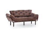 Canapea extensibilă 3 locuri Nitta Triple, Diverse culori, 185x70x85 cm - Maro | SKU: 859FTN1359 | Canapea extensibilă 3 locuri Nitta Triple, 185x70x85 cm, varianta Maro, produs pentru amenajarea locuinței, disponibil online în România la CasaMob