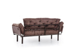 Canapea extensibilă 3 locuri Nitta Triple, Diverse culori, 185x70x85 cm - Maro | SKU: 859FTN1359 | Canapea extensibilă 3 locuri Nitta Triple, 185x70x85 cm, varianta Maro, produs pentru amenajarea locuinței, disponibil online în România la CasaMob