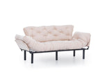 Canapea extensibilă 3 locuri Nitta Triple, Diverse culori, 185x70x85 cm - Crem | SKU: 859FTN1360 | Canapea extensibilă 3 locuri Nitta Triple, 185x70x85 cm, varianta Crem, produs pentru amenajarea locuinței, disponibil online în România la CasaMob