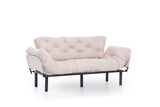 Canapea extensibilă 3 locuri Nitta Triple, Diverse culori, 185x70x85 cm - Crem | SKU: 859FTN1360 | Canapea extensibilă 3 locuri Nitta Triple, 185x70x85 cm, varianta Crem, produs pentru amenajarea locuinței, disponibil online în România la CasaMob