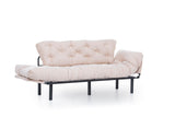 Canapea extensibilă 3 locuri Nitta Triple, Diverse culori, 185x70x85 cm - Crem | SKU: 859FTN1360 | Canapea extensibilă 3 locuri Nitta Triple, 185x70x85 cm, varianta Crem, produs pentru amenajarea locuinței, disponibil online în România la CasaMob