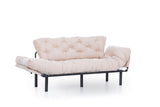 Canapea extensibilă 3 locuri Nitta Triple, Diverse culori, 185x70x85 cm - Crem | SKU: 859FTN1360 | Canapea extensibilă 3 locuri Nitta Triple, 185x70x85 cm, varianta Crem, produs pentru amenajarea locuinței, disponibil online în România la CasaMob