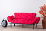 Canapea extensibilă 3 locuri Nitta Triple, Diverse culori, 185x70x85 cm - Fucsia | SKU: 859FTN1361 | Canapea extensibilă 3 locuri Nitta Triple, 185x70x85 cm, varianta Fucsia, produs pentru amenajarea locuinței, disponibil online în România la CasaMob