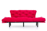 Canapea extensibilă 3 locuri Nitta Triple, Diverse culori, 185x70x85 cm - Fucsia | SKU: 859FTN1361 | Canapea extensibilă 3 locuri Nitta Triple, 185x70x85 cm, varianta Fucsia, produs pentru amenajarea locuinței, disponibil online în România la CasaMob