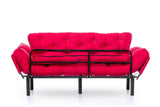 Canapea extensibilă 3 locuri Nitta Triple, Diverse culori, 185x70x85 cm - Fucsia | SKU: 859FTN1361 | Canapea extensibilă 3 locuri Nitta Triple, 185x70x85 cm, varianta Fucsia, produs pentru amenajarea locuinței, disponibil online în România la CasaMob