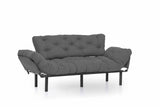 Canapea extensibilă 3 locuri Nitta Triple, Diverse culori, 185x70x85 cm - Gri închis | SKU: 859FTN1362 | Canapea extensibilă 3 locuri Nitta Triple, 185x70x85 cm, varianta Gri închis, produs pentru amenajarea locuinței, disponibil online în România la CasaMob