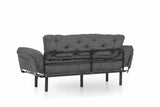 Canapea extensibilă 3 locuri Nitta Triple, Diverse culori, 185x70x85 cm - Gri închis | SKU: 859FTN1362 | Canapea extensibilă 3 locuri Nitta Triple, 185x70x85 cm, varianta Gri închis, produs pentru amenajarea locuinței, disponibil online în România la CasaMob