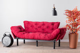 Canapea extensibilă 3 locuri Nitta Triple, Diverse culori, 185x70x85 cm - Bordo | SKU: 859FTN1363 | Canapea extensibilă 3 locuri Nitta Triple, 185x70x85 cm, varianta Bordo, produs pentru amenajarea locuinței, disponibil online în România la CasaMob