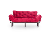 Canapea extensibilă 3 locuri Nitta Triple, Diverse culori, 185x70x85 cm - Bordo | SKU: 859FTN1363 | Canapea extensibilă 3 locuri Nitta Triple, 185x70x85 cm, varianta Bordo, produs pentru amenajarea locuinței, disponibil online în România la CasaMob
