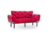 Canapea extensibilă 3 locuri Nitta Triple, Diverse culori, 185x70x85 cm - Bordo | SKU: 859FTN1363 | Canapea extensibilă 3 locuri Nitta Triple, 185x70x85 cm, varianta Bordo, produs pentru amenajarea locuinței, disponibil online în România la CasaMob