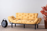 Canapea extensibilă 3 locuri Nitta Triple, Diverse culori, 185x70x85 cm - Muștar | SKU: 859FTN1364 | Canapea extensibilă 3 locuri Nitta Triple, 185x70x85 cm, varianta Muștar, produs pentru amenajarea locuinței, disponibil online în România la CasaMob