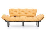 Canapea extensibilă 3 locuri Nitta Triple, Diverse culori, 185x70x85 cm - Muștar | SKU: 859FTN1364 | Canapea extensibilă 3 locuri Nitta Triple, 185x70x85 cm, varianta Muștar, produs pentru amenajarea locuinței, disponibil online în România la CasaMob