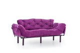 Canapea extensibilă 3 locuri Nitta Triple, Diverse culori, 185x70x85 cm - Mov | SKU: 859FTN1366 | Canapea extensibilă 3 locuri Nitta Triple, 185x70x85 cm, varianta Mov, produs pentru amenajarea locuinței, disponibil online în România la CasaMob