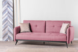 Canapea extensibilă 3 locuri Ron, Diverse culori, 190x65x43 cm - Roz | SKU: 859FTN1367 | Canapea extensibilă 3 locuri Ron, 190x65x43 cm, varianta Roz, produs pentru amenajarea locuinței, disponibil online în România la CasaMob
