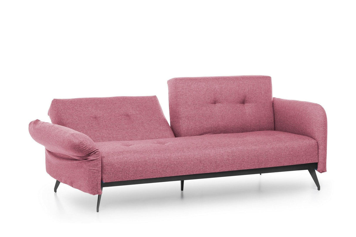 Canapea extensibilă 3 locuri Ron, Diverse culori, 190x65x43 cm - Roz | SKU: 859FTN1367 | Canapea extensibilă 3 locuri Ron, 190x65x43 cm, varianta Roz, produs pentru amenajarea locuinței, disponibil online în România la CasaMob