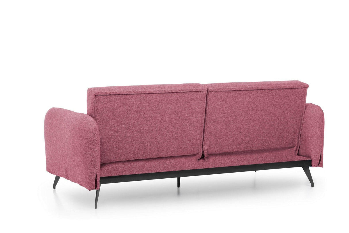 Canapea extensibilă 3 locuri Ron, Diverse culori, 190x65x43 cm - Roz | SKU: 859FTN1367 | Canapea extensibilă 3 locuri Ron, 190x65x43 cm, varianta Roz, produs pentru amenajarea locuinței, disponibil online în România la CasaMob