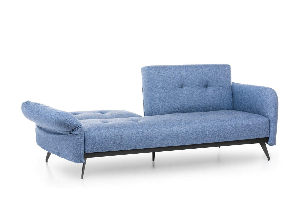 Canapea extensibilă 3 locuri Ron, Diverse culori, 190x65x43 cm - Albastru | SKU: 859FTN1368 | Canapea extensibilă 3 locuri Ron, 190x65x43 cm, varianta Albastru, produs pentru amenajarea locuinței, disponibil online în România la CasaMob