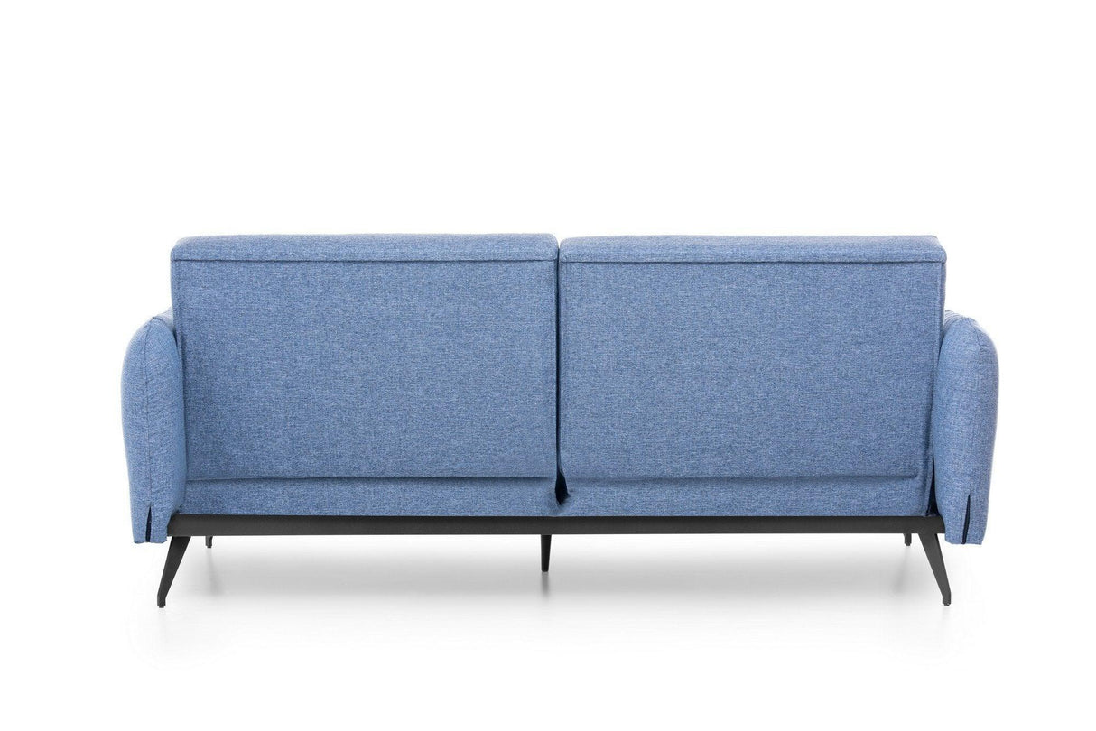 Canapea extensibilă 3 locuri Ron, Diverse culori, 190x65x43 cm - Albastru | SKU: 859FTN1368 | Canapea extensibilă 3 locuri Ron, 190x65x43 cm, varianta Albastru, produs pentru amenajarea locuinței, disponibil online în România la CasaMob