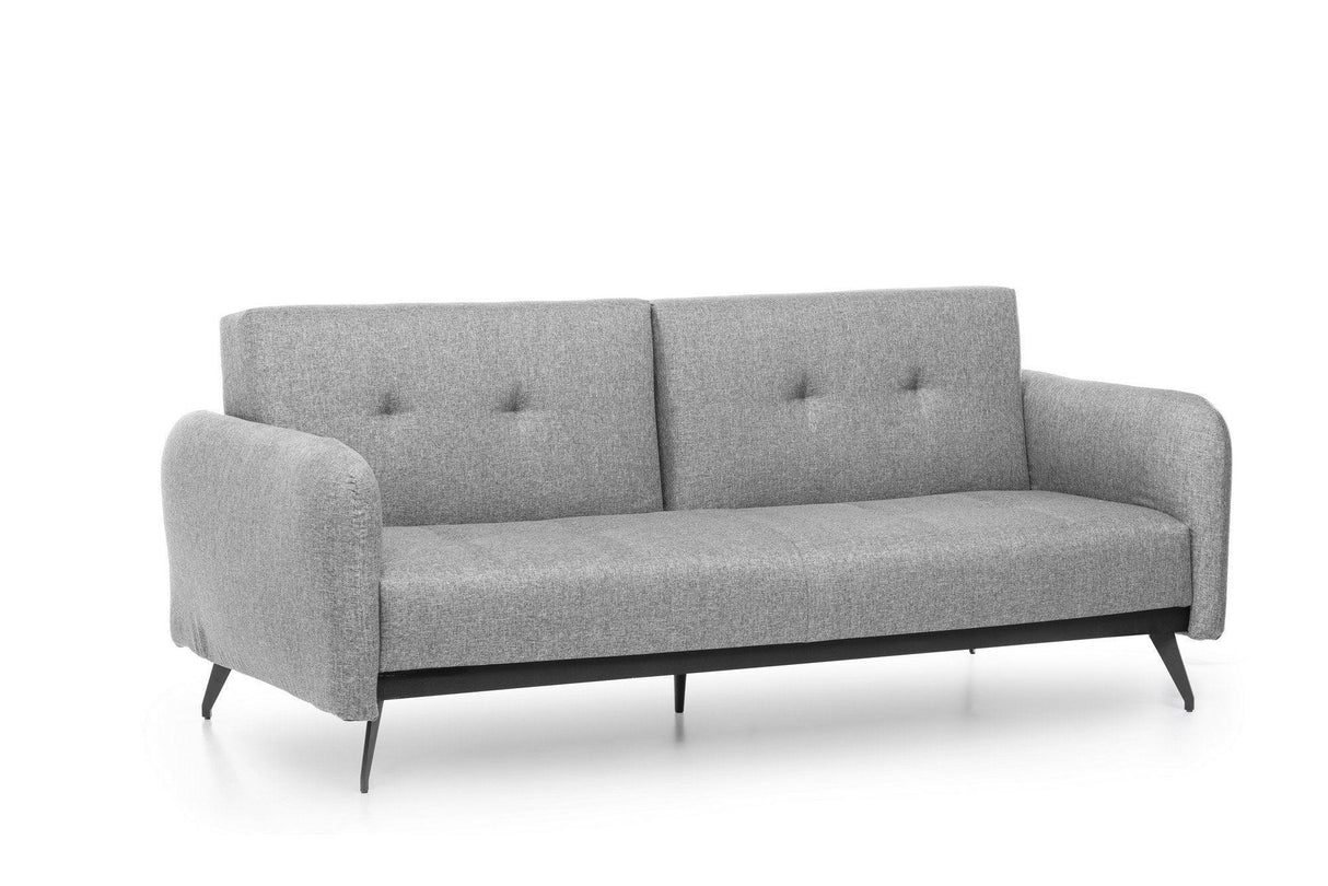 Canapea extensibilă 3 locuri Ron, Diverse culori, 190x65x43 cm - Gri deschis | SKU: 859FTN1369 | Canapea extensibilă 3 locuri Ron, 190x65x43 cm, varianta Gri deschis, produs pentru amenajarea locuinței, disponibil online în România la CasaMob