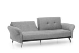 Canapea extensibilă 3 locuri Ron, Diverse culori, 190x65x43 cm - Gri deschis | SKU: 859FTN1369 | Canapea extensibilă 3 locuri Ron, 190x65x43 cm, varianta Gri deschis, produs pentru amenajarea locuinței, disponibil online în România la CasaMob