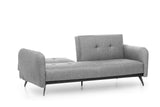 Canapea extensibilă 3 locuri Ron, Diverse culori, 190x65x43 cm - Gri deschis | SKU: 859FTN1369 | Canapea extensibilă 3 locuri Ron, 190x65x43 cm, varianta Gri deschis, produs pentru amenajarea locuinței, disponibil online în România la CasaMob