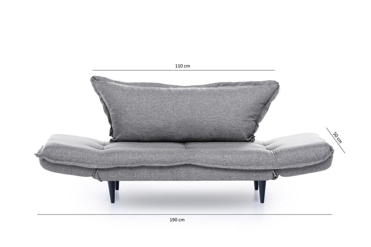 Gri deschis | SKU: 859FTN1371 | Canapea extensibilă 3 locuri Vino, diverse dimensiuni, varianta Gri deschis, produs pentru amenajarea locuinței, disponibil online în România la CasaMob