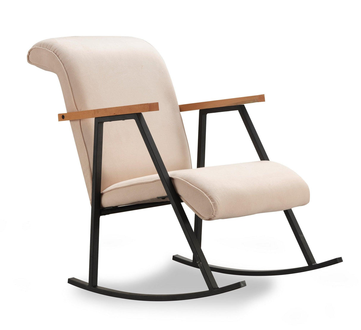Fotoliu Balansoar Korkut, 55x65x71 cm - Crem, SKU 859FTN1702