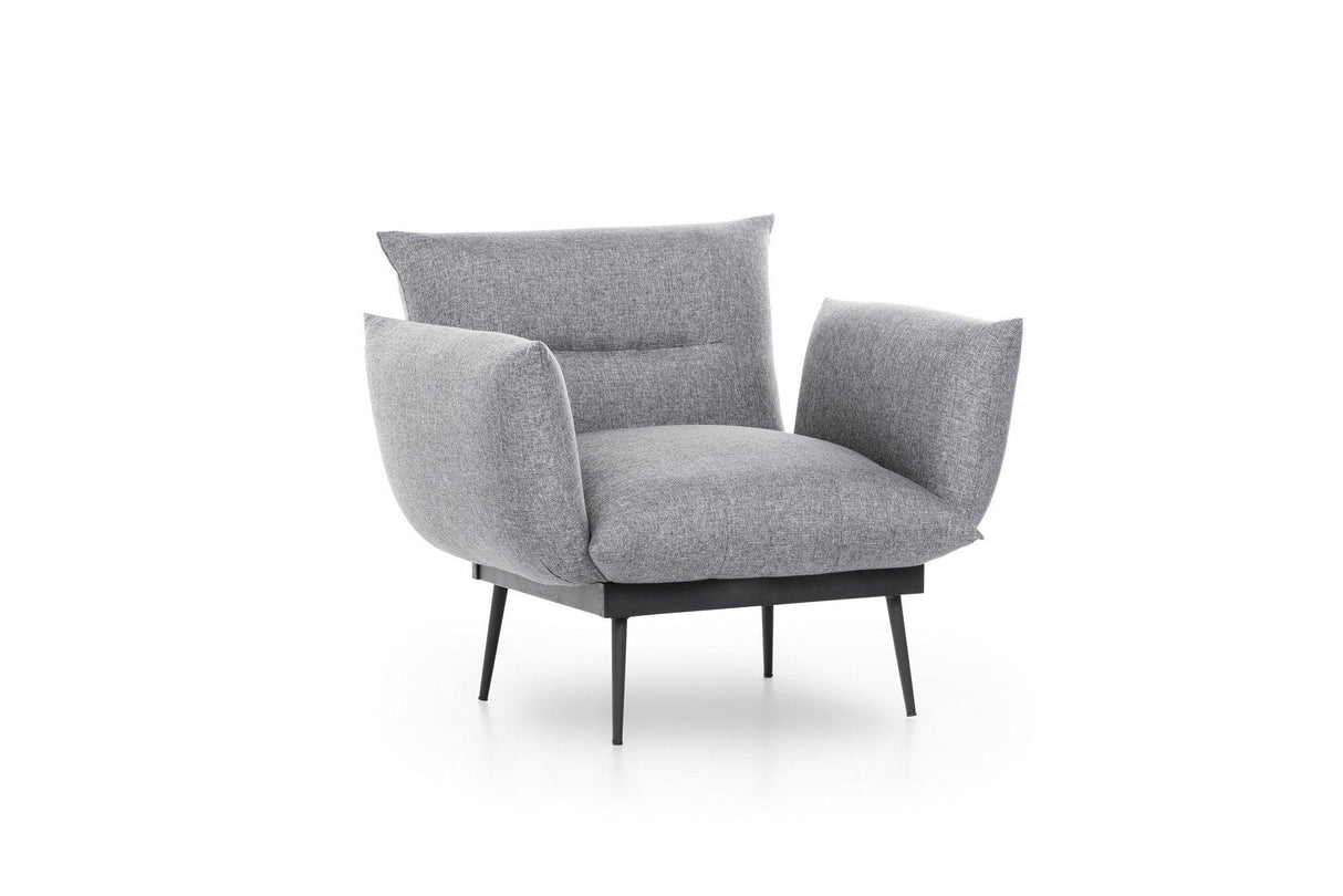 Fotoliu Oasis, 90x80x95 cm - Gri, SKU 859FTN1718