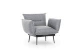 Fotoliu Oasis, 90x80x95 cm - Gri, SKU 859FTN1718