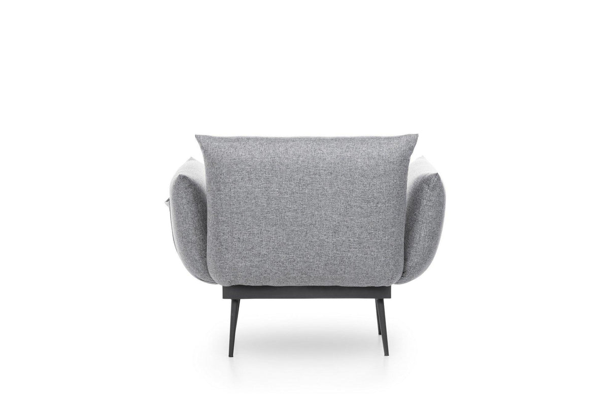 Fotoliu Oasis, 90x80x95 cm - Gri, SKU 859FTN1718