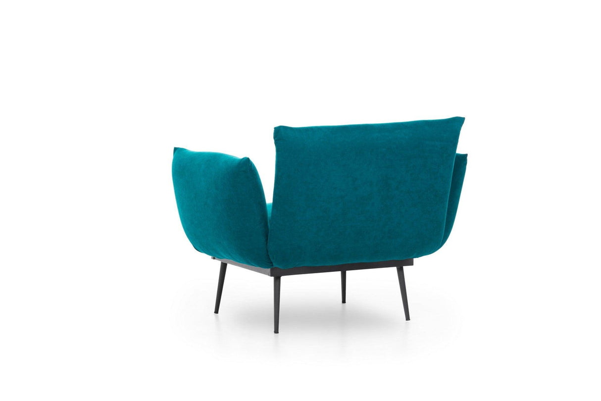 Fotoliu Oasis, 90x80x95 cm - Verde Petrol, SKU 859FTN1718