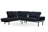 Canapea extensibilă de colț Mocca, interschimbabil, Diverse culori, 147x53x45 cm - Negru | SKU: 859FTN2007 | Canapea extensibilă de colț Mocca, interschimbabil, 147x53x45 cm, varianta Negru, produs pentru amenajarea locuinței, disponibil online în România la CasaMob