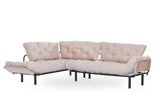 Canapea extensibilă de colț Mocca, interschimbabil, Diverse culori, 147x53x45 cm - Bej | SKU: 859FTN2010 | Canapea extensibilă de colț Mocca, interschimbabil, 147x53x45 cm, varianta Bej, produs pentru amenajarea locuinței, disponibil online în România la CasaMob