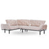 Bej | SKU: 859FTN2010 | Canapea extensibilă de colț Mocca, interschimbabil, 147x53x45 cm, varianta Bej, produs pentru amenajarea locuinței, disponibil online în România la CasaMob