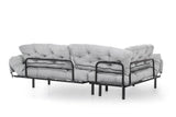 Canapea extensibilă de colț Mocca, interschimbabil, Diverse culori, 147x53x45 cm - Gri deschis | SKU: 859FTN2012 | Canapea extensibilă de colț Mocca, interschimbabil, 147x53x45 cm, varianta Gri deschis, produs pentru amenajarea locuinței, disponibil online în România la CasaMob