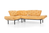 Canapea extensibilă de colț Mocca, interschimbabil, Diverse culori, 147x53x45 cm - Galben | SKU: 859FTN2014 | Canapea extensibilă de colț Mocca, interschimbabil, 147x53x45 cm, varianta Galben, produs pentru amenajarea locuinței, disponibil online în România la CasaMob